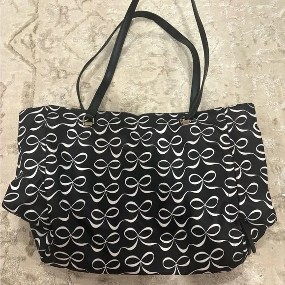 Kate Spade bow print tote bag - Picture 3 of 9